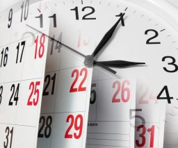 Calendar Pages and Clock