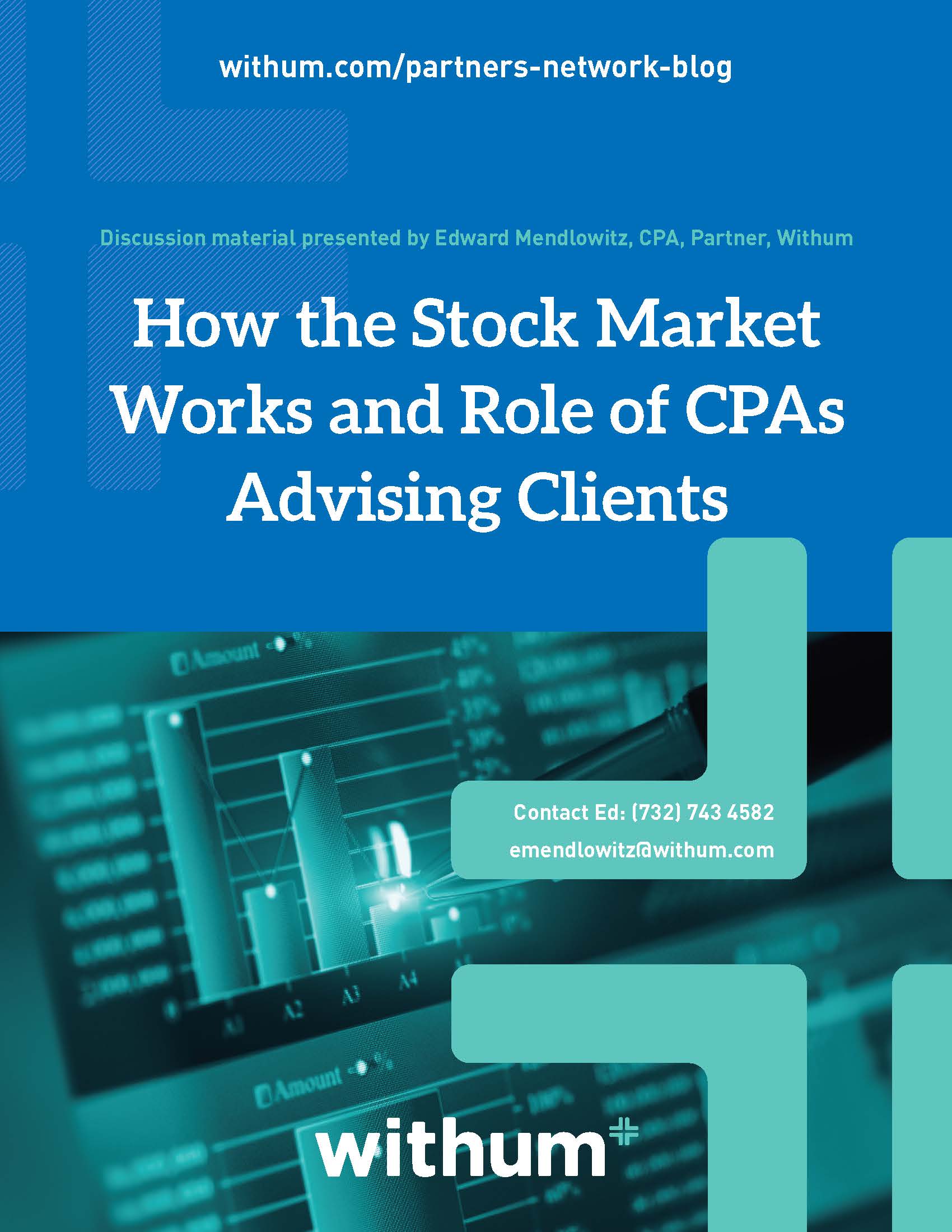 Teach Yourself About the Stock Market Free Booklet Withum