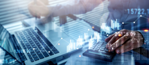 financial strategy for business, finance concept with charts