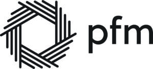 PFM logo black