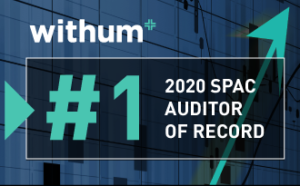 Image of Withum being #1 2020 SPAC Auditor of Record