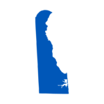 Delaware state outline