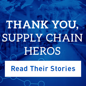 supply chain heroes button
