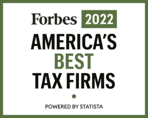 Forbes 2022 America's Best Tax Firms logo