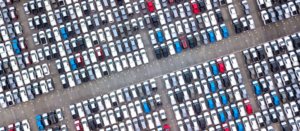 several cars on lot