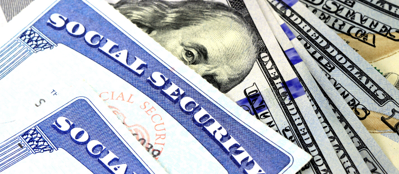 social security card and money