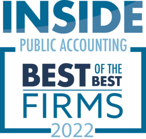 Inside Public Accounting Best of the Best Firms 2022 logo