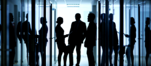 business people silhouettes