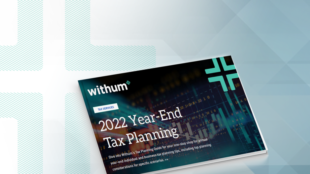 year-end tax planning guide cover