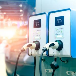 electric vehicle charging station.