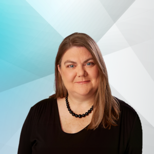 Women smiling in a professional headshot.