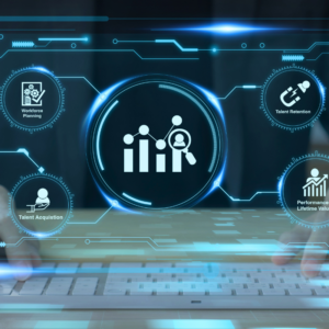 Automation graphic for payroll management