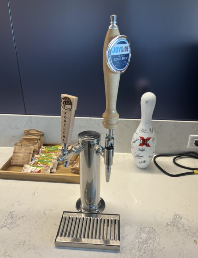 san francisco office cold brew and kombucha tap