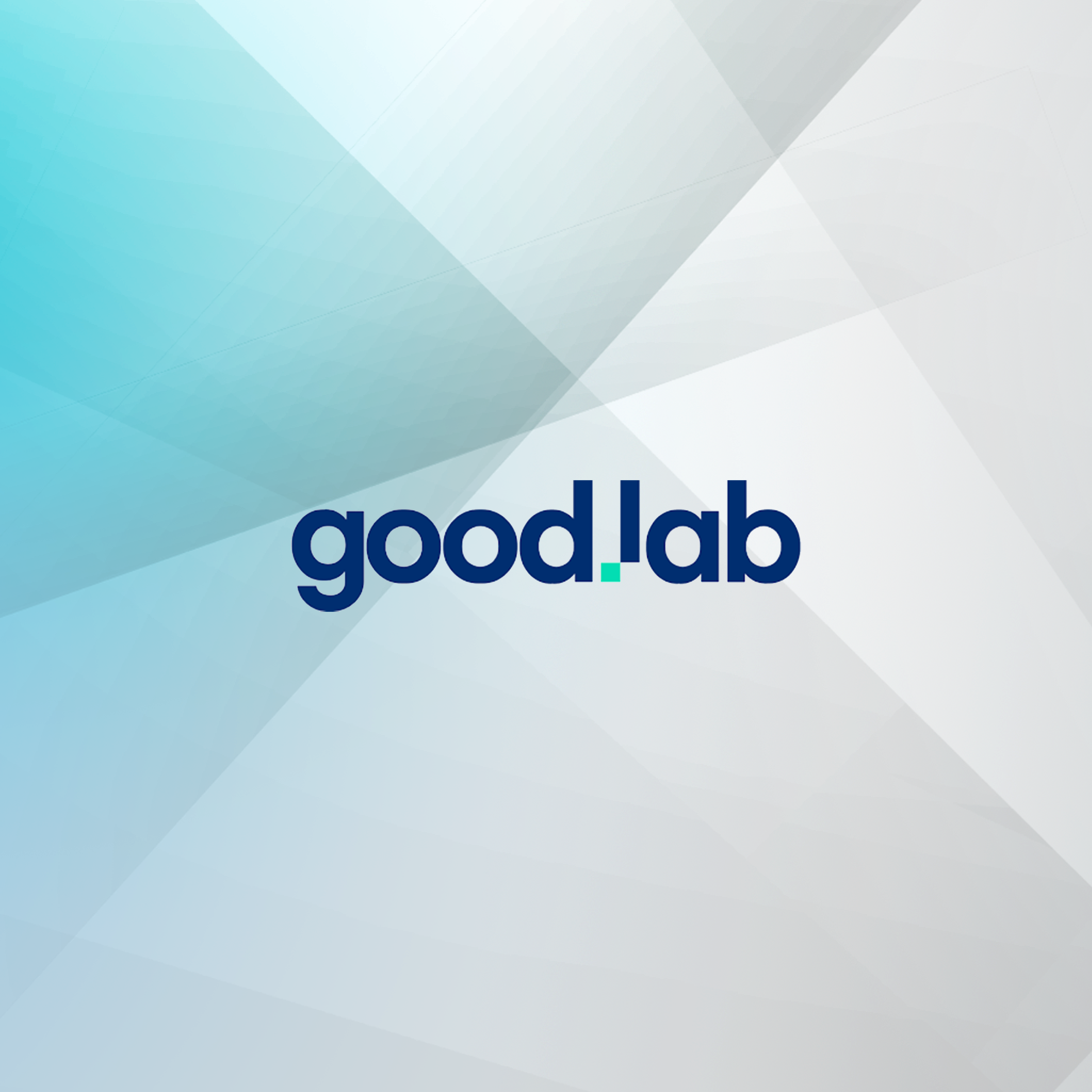 blue logo of good.lab an ESG solutions company