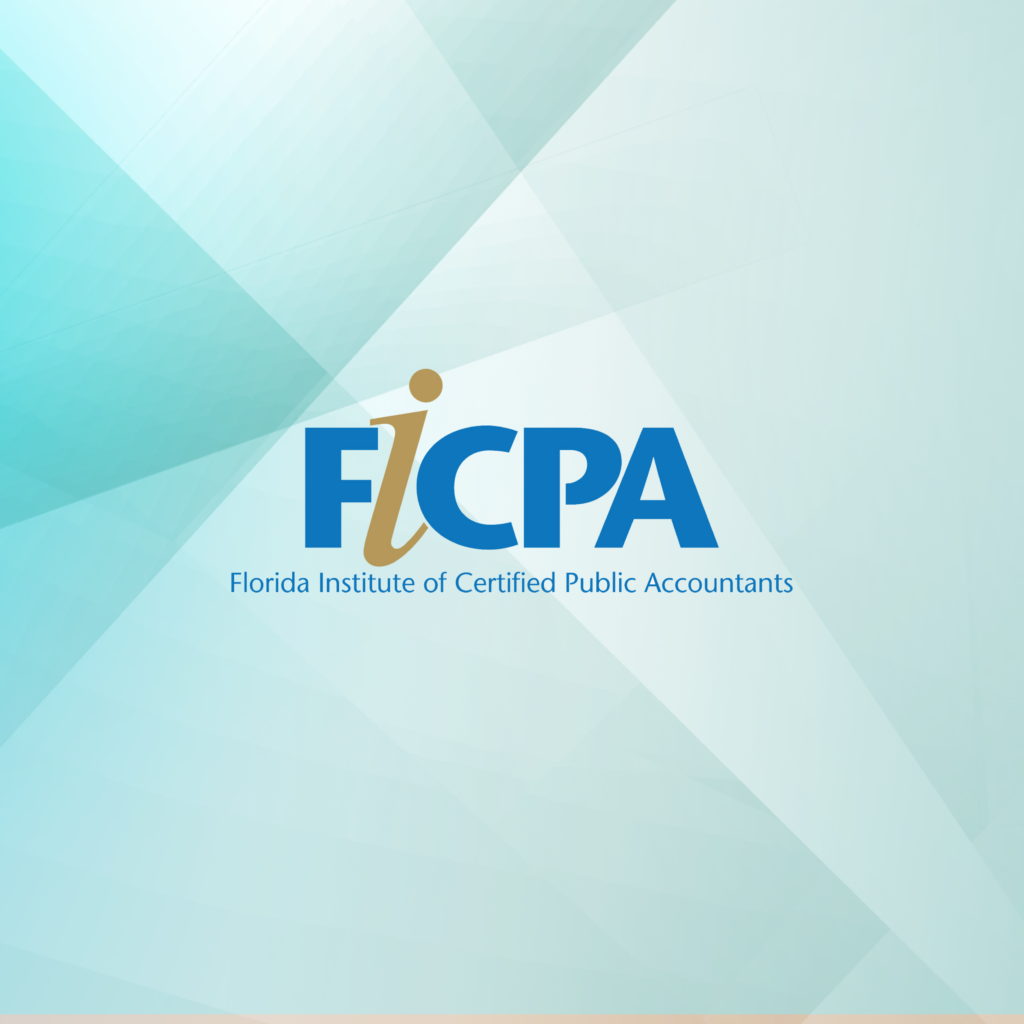 Florida Institute of Certified Public Accountants, logo.