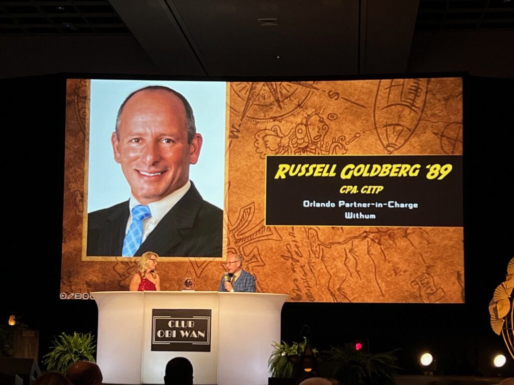 Russell Goldberg Inducted into University of Central Florida College of Business Hall of Fame