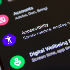 accessibility screen