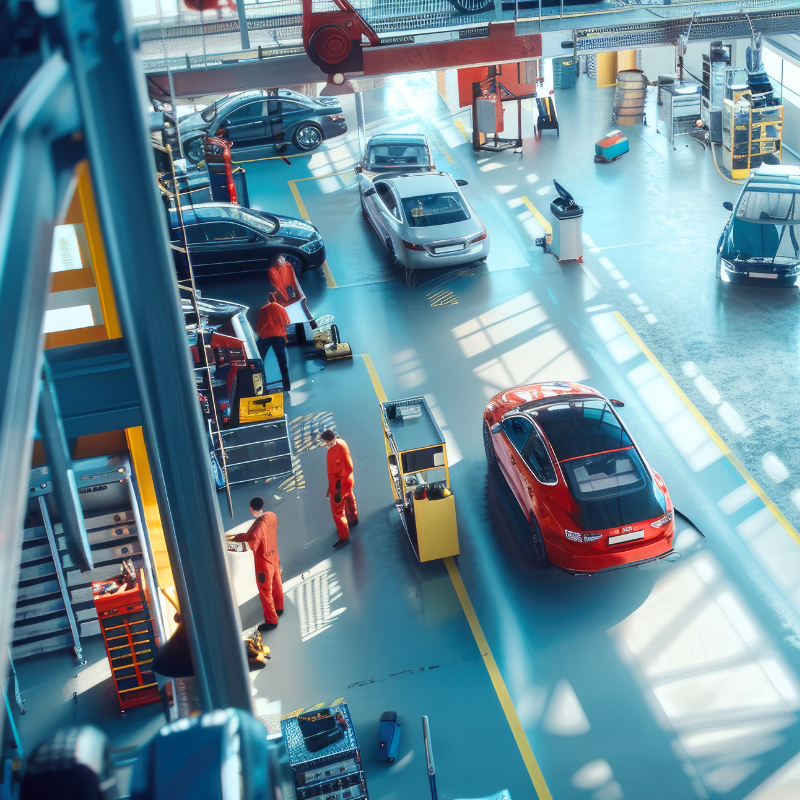 auto dealership service department