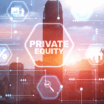 private equity with city background