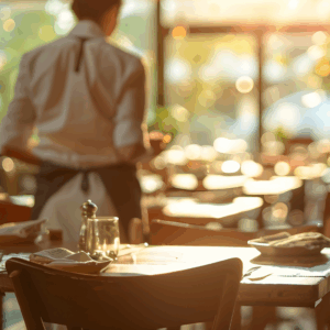 restaurant worker, waitress