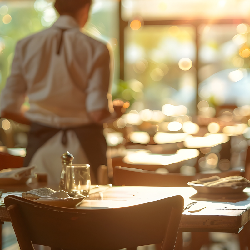 restaurant worker, waitress
