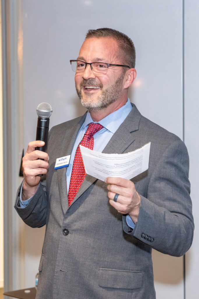 The Magical Open House at Withum's Houston Office was filled with smiling guests and team members, creating a joyful and welcoming atmosphere.