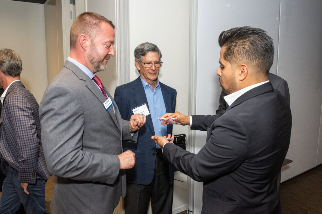 The Magical Open House at Withum's Houston Office was filled with smiling guests and team members, creating a joyful and welcoming atmosphere.