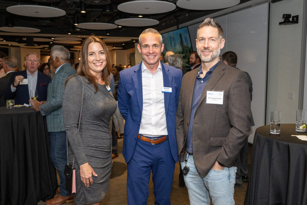 The Magical Open House at Withum's Houston Office was filled with smiling guests and team members, creating a joyful and welcoming atmosphere.