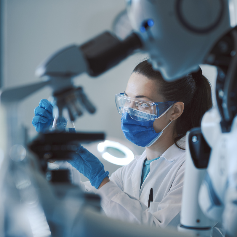 healthcare lab technicians