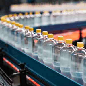 manufacturing plant, bottling assembly line