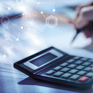 calculator, life sciences accounting