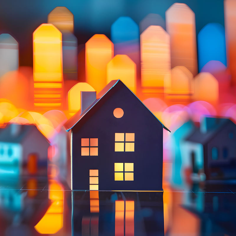 Investors analyzing real estate market trends