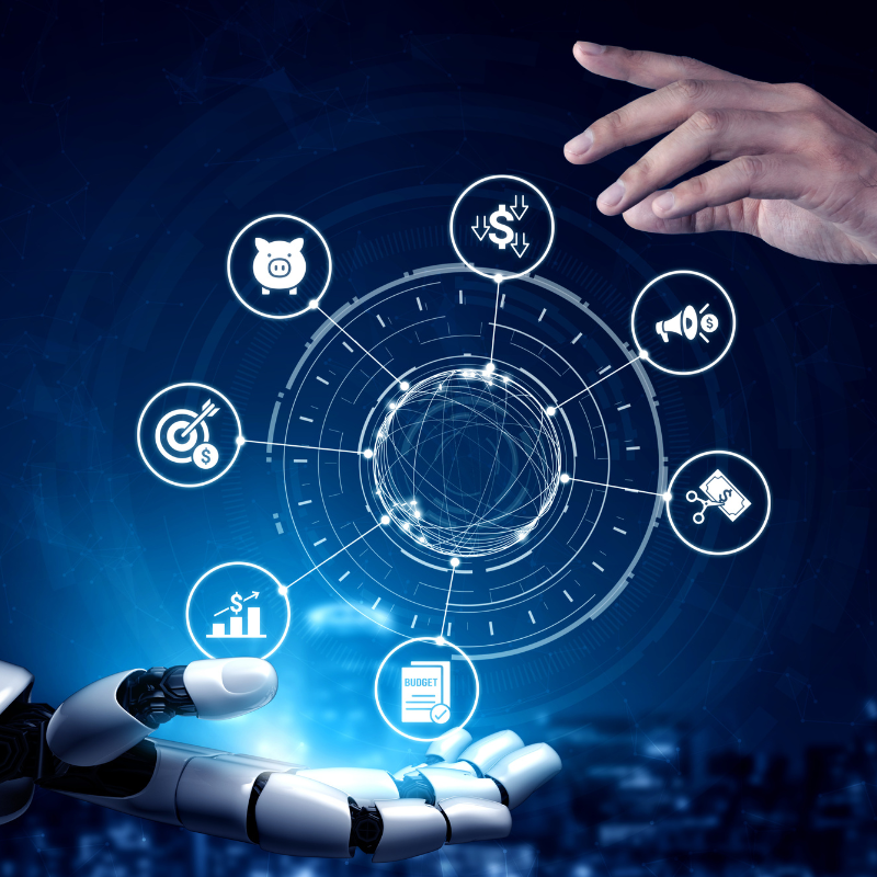 Artificial intelligence assisted budgeting and finance management helps with analysis, tracking expenses, improving budget planning, and supporting financial decisions.