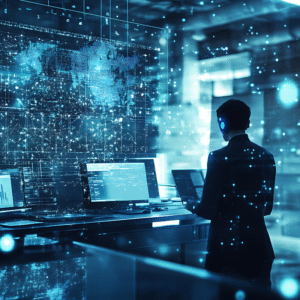 An AI powered system enhancing digital forensics by analyzing real time cybercrime patterns and security breaches.