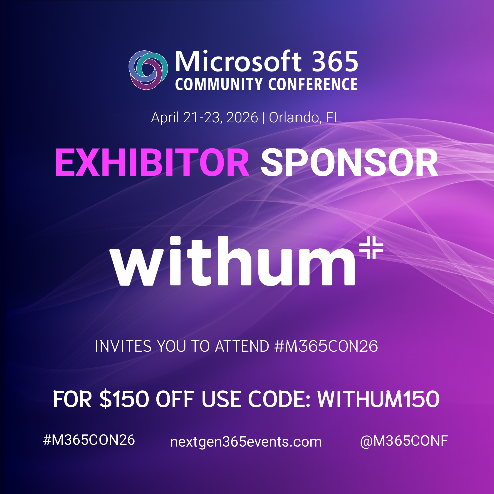 Digital Microsoft 365 Conference Exhibitor Sponsor