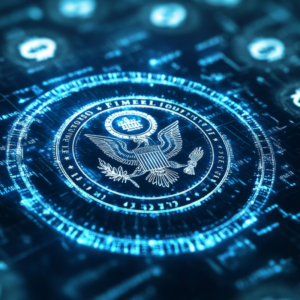 Digital representation of united states government seal.