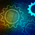 mechanical gears representing system update and operations