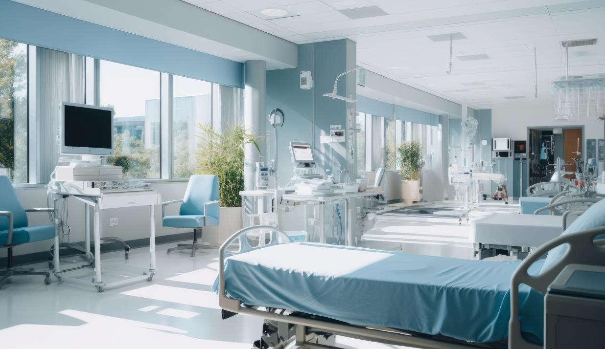 interior of a community health center.