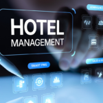 view of a hotel management system dashboard.